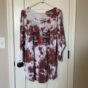 torrid size 3 Raise Some Hell Bleached Tunic